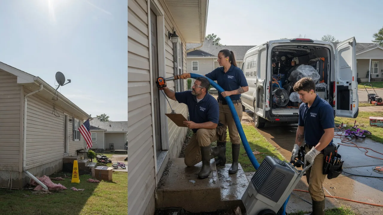 Ceiling Water Damage Restoration in Masury, OH near me